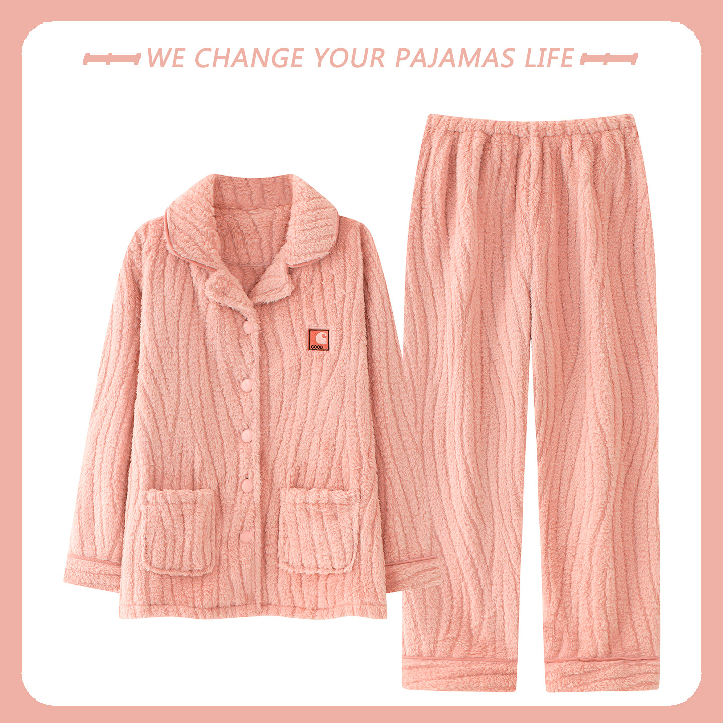 珊瑚绒面料+不起球不褪色