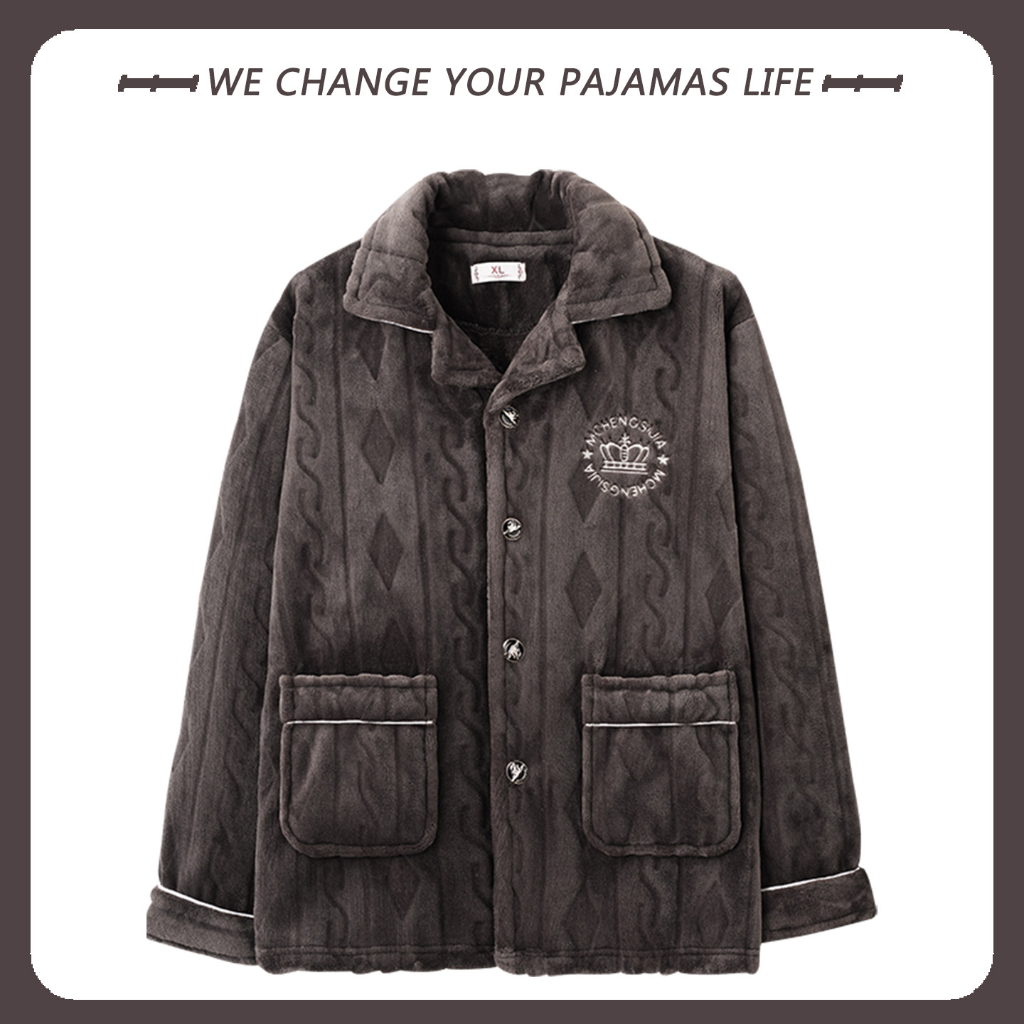 法兰绒面料+不起球不褪色