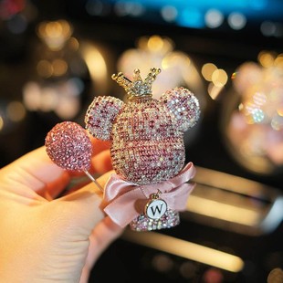 车载香水汽车香薰出风口持久淡香氛高档网红女神车内装 饰用品摆件