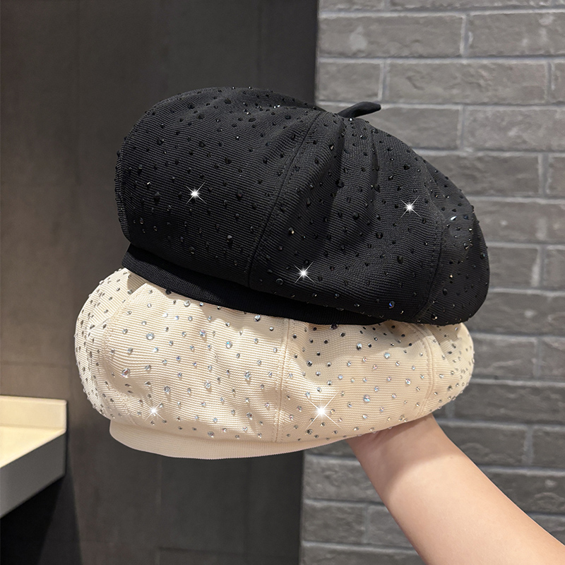 春秋季户外百搭女款贝雷帽显脸小