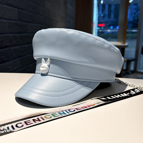 春秋季户外短檐八角帽女款显脸小