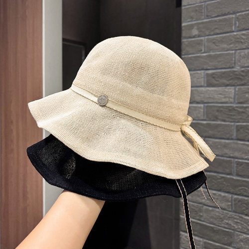 高品质小香风百搭遮阳渔夫帽