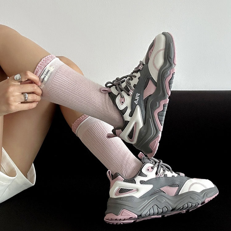 FILA斐乐2025女鞋山丘鞋老爹鞋新款鞋子休闲鞋复古运动鞋