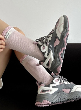 FILA斐乐2025女鞋山丘鞋老爹鞋新款鞋子休闲鞋复古运动鞋