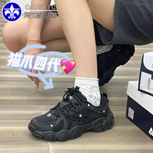 FILA斐乐一代 四代猫爪老爹鞋 女2025秋冬透气休闲运动鞋 男潮 三代