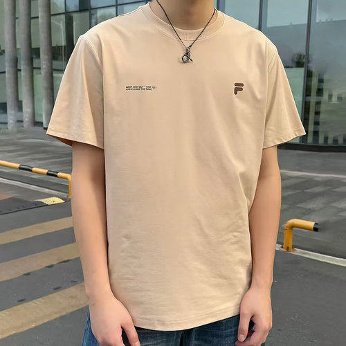 FILA FUSION斐乐潮牌速干短袖男2026夏新款抗菌运动健身T恤速干衣
