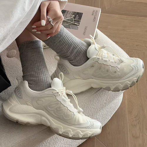 FILA 斐乐蘑菇鞋男女鞋老爹鞋2026夏季新款鞋子休闲鞋透气运动鞋