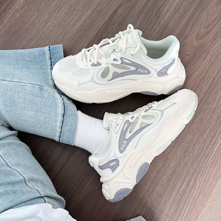 易烊千玺同款FILA斐乐2025秋冬火星4老爹鞋女鞋新款男跑鞋运动鞋