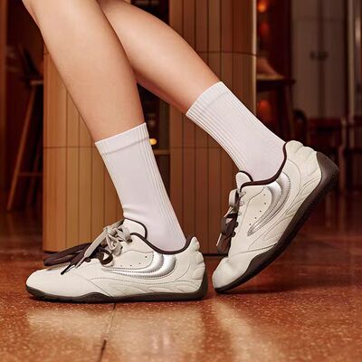 FILA 斐乐女鞋HYPER德训鞋2025新款鞋子薄底老爹鞋男鞋运动鞋