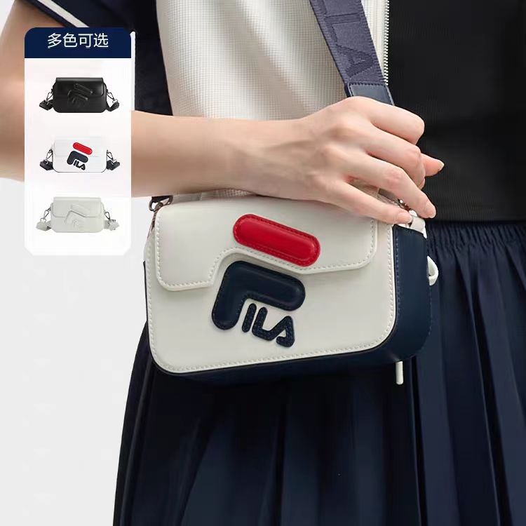 FILA斐乐女包挎包2025新款小方包