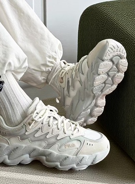 FILA 斐乐女鞋蕨草鞋2老爹鞋2025新款情侣休闲鞋运动鞋男