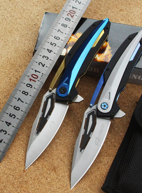 Manipulator/机械手野外小刀户外折叠刀高硬度随身轴承折刀防身刀