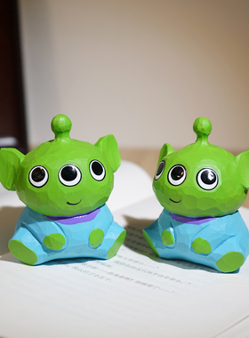 三眼仔手工木雕小摆件