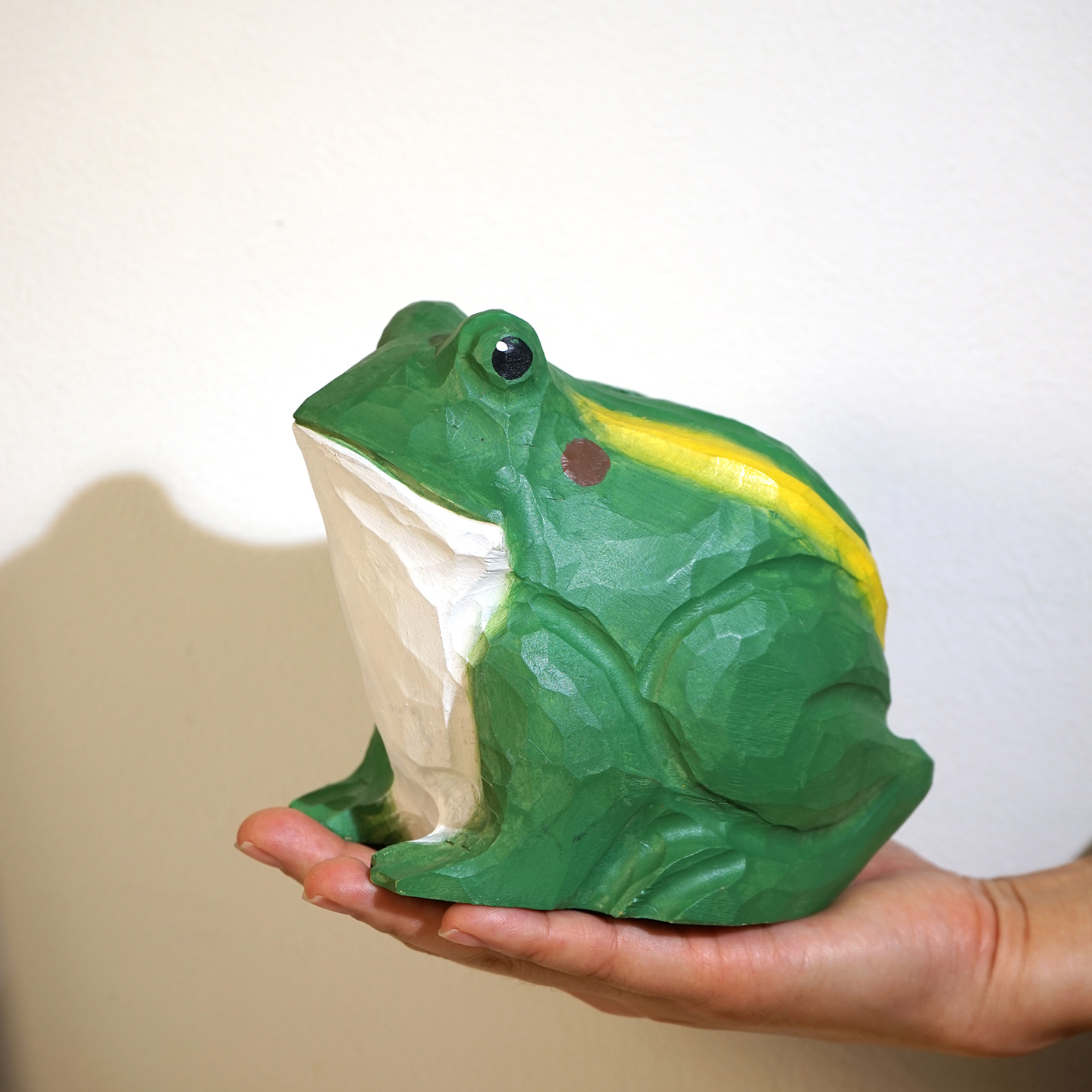 青蛙手工木雕存钱罐零钱硬币储存创意可爱实用桌面摆件小孩子礼物