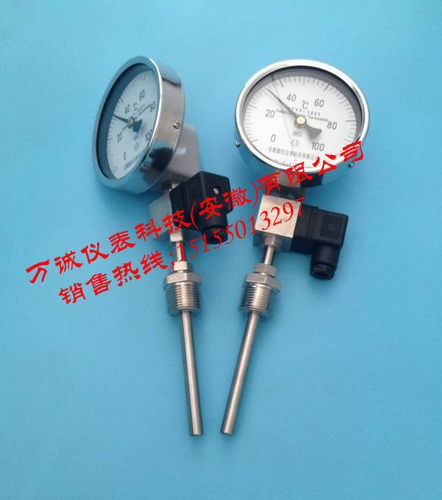 双金属温度表WSS-411W全不绣钢 双金属温度计WSSN-411W