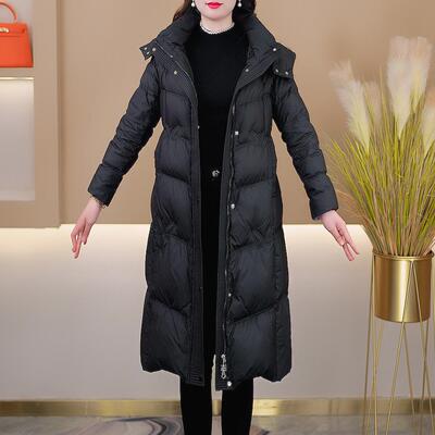 修身显瘦中长款羽绒服