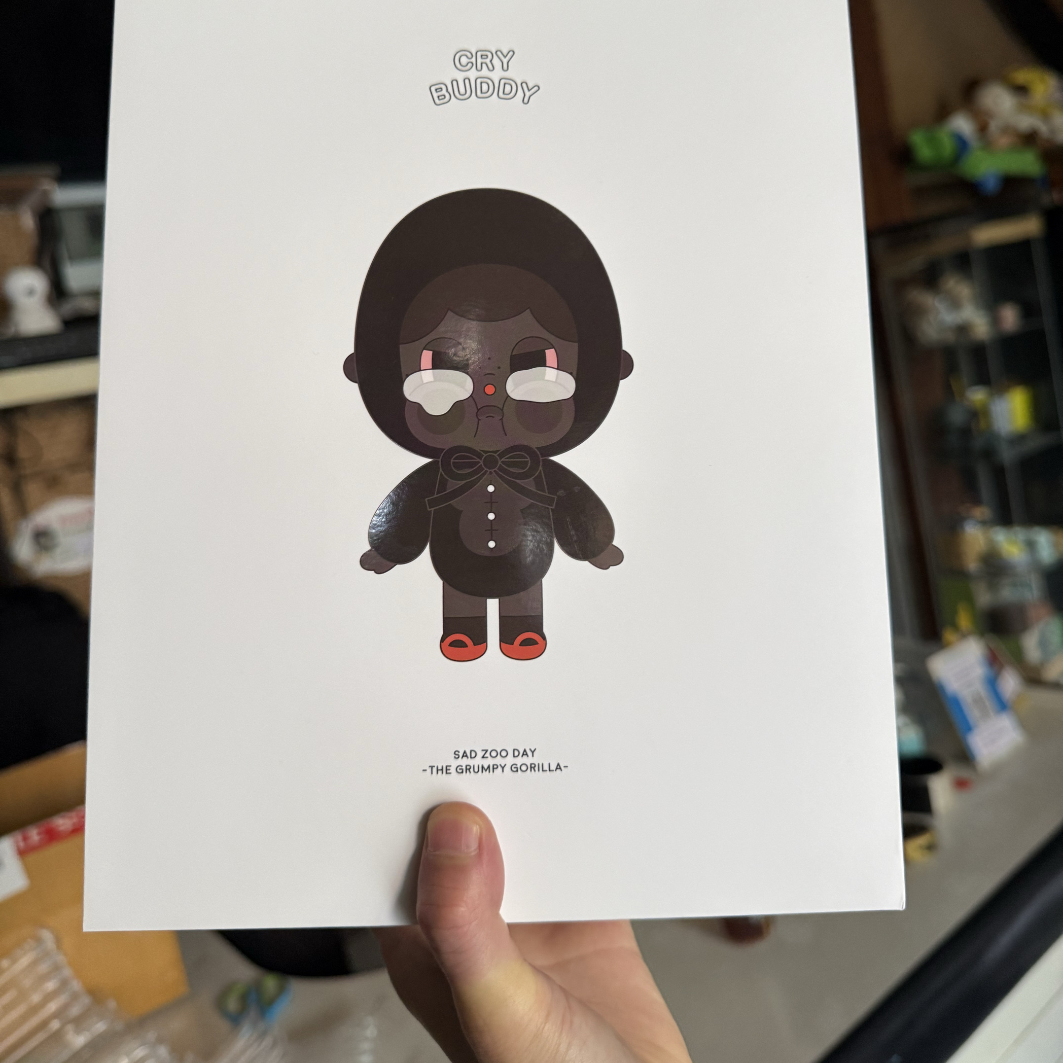曼谷MollyFactory正品哭娃植绒坐姿毛绒挂件扭蛋全套送礼物