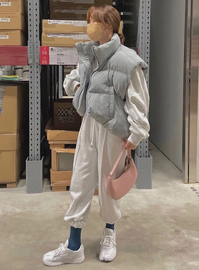 韩国羽绒棉服马甲保暖棉衣外套
