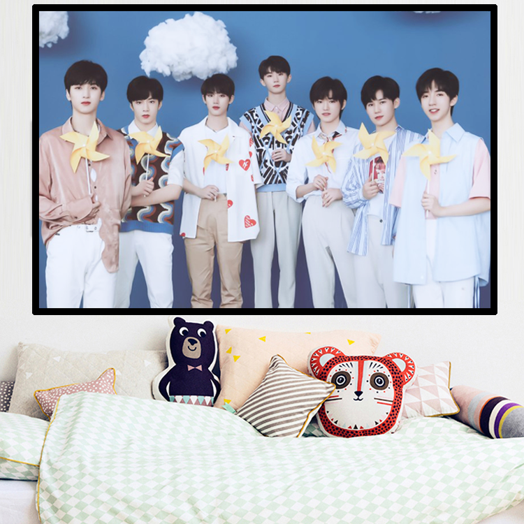 tnt时代少年团钻石画满钻小幅十字绣diy钻石绣儿童卧室客厅人物