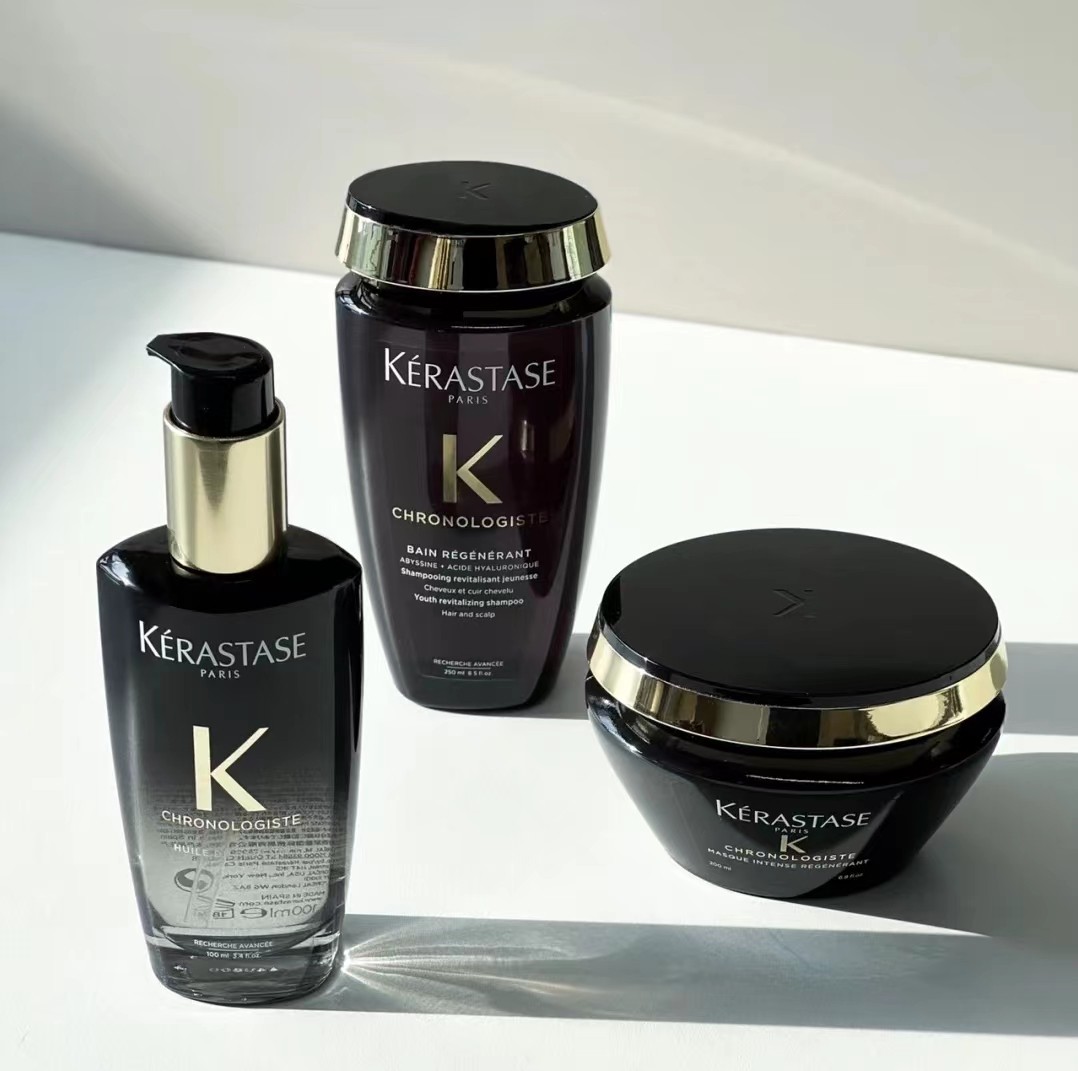 kerastase卡诗黑钻凝时香氛护发油鱼子酱护发精油洗发水滋养修护