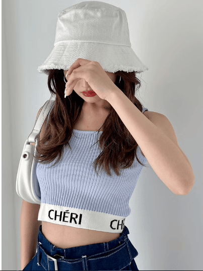 日单吊带打底针织吊带日系