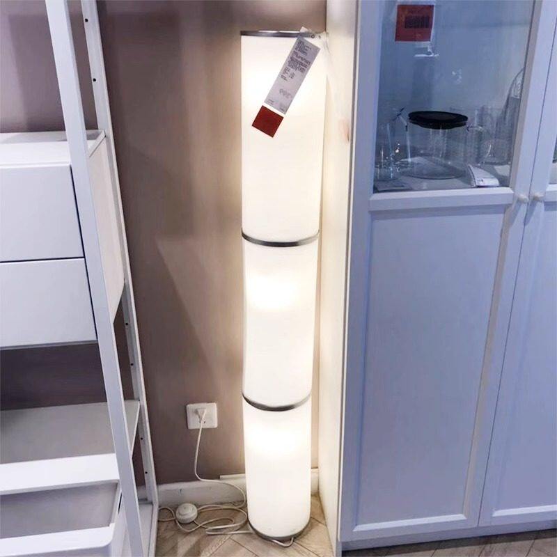 国内宜家代购创意北欧客厅卧室书房立式台灯维迪亚落地灯白色简约