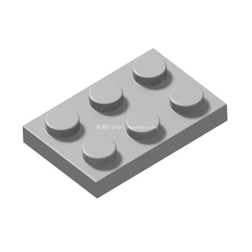 国产MOC拼插积木零件 兼容 3021 基础板 2x3板 10个