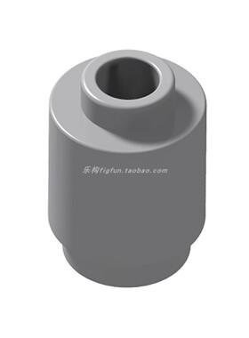 国产MOC拼插积木零件 兼容 3062 1x1圆柱砖 10个