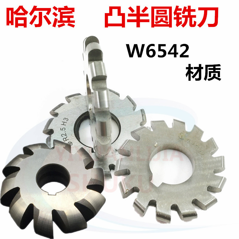 哈尔滨凸半圆铣刀 高速钢圆盘铣刀R半圆圆弧铣刀R1R2R3R4R5R6R20