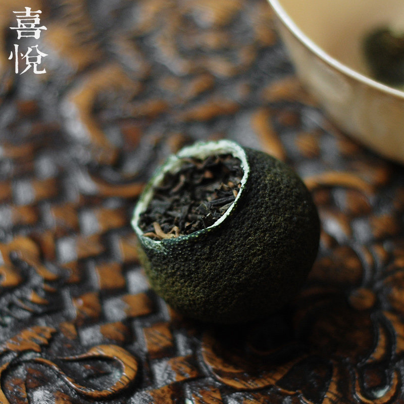 喜悦茶铺 / 新会核心产地小青柑 普洱茶熟茶 茶叶陈皮橘普茶特级