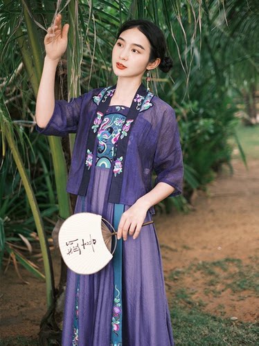 轻汉服女夏季2023新款复古国风