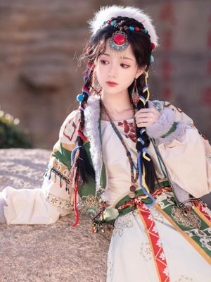 秋冬款成人改良拜年服楼兰一梦
