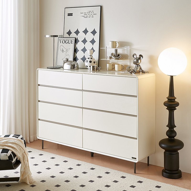 全友家居现代简约卧室八斗柜客厅靠墙抽屉柜储物六斗柜收纳餐边柜