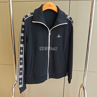 比音勒芬女士立领拉链针织夹克