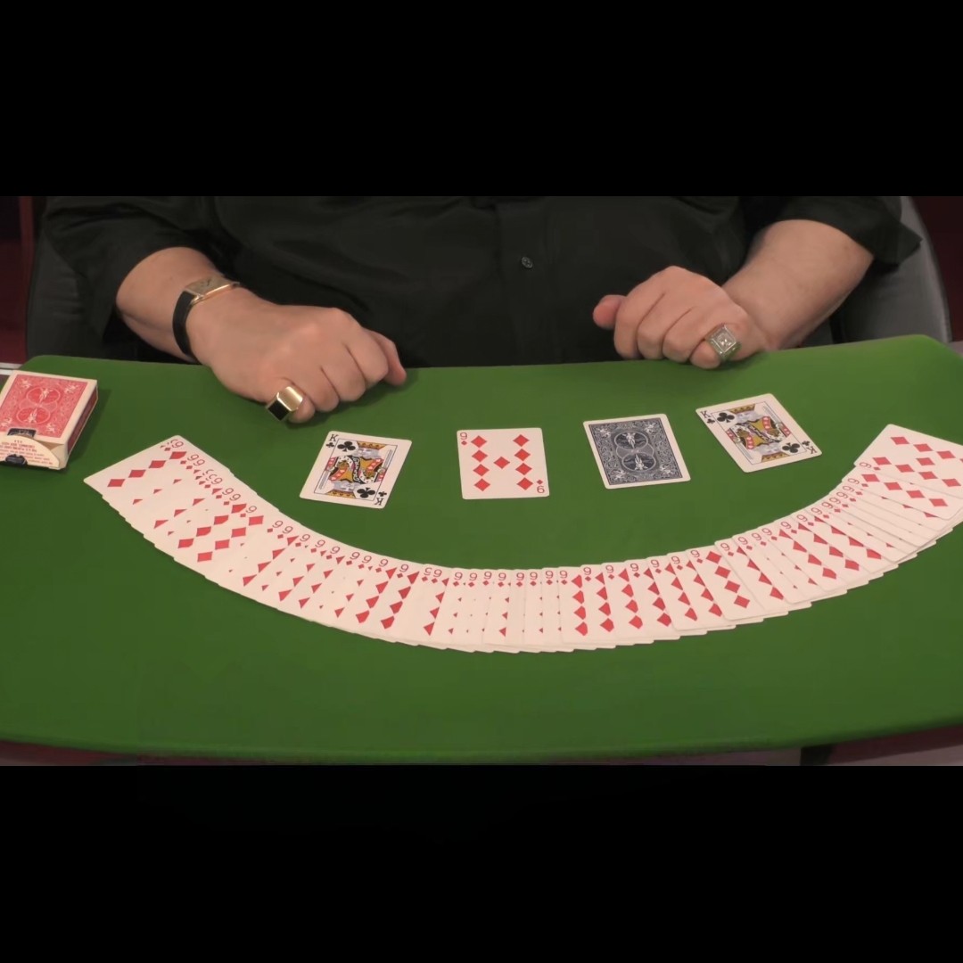 魔术教学 2025中文镜像纸牌流程The Mi 网络 爆红 百万点赞 同款