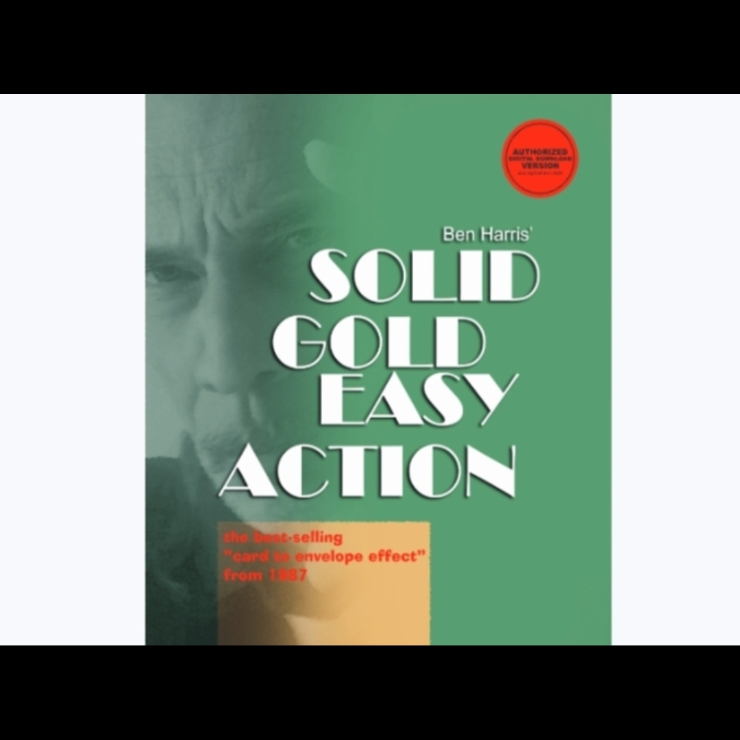 魔术教学 2025中文讲义牌入信封Solid Gold Easy 更细致讲解步骤
