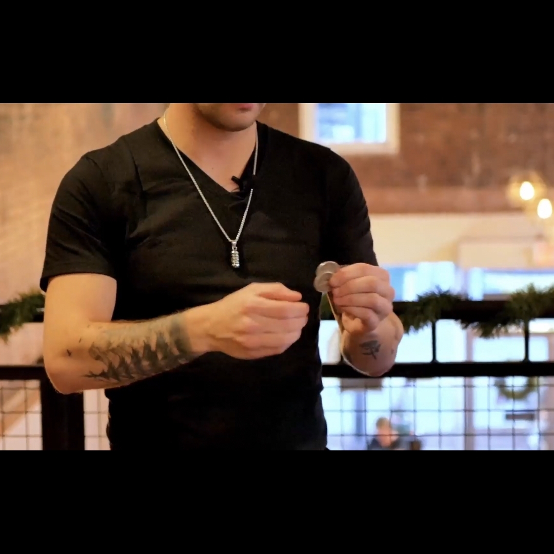 魔术教学 2025丝滑硬币消失术Ethereal by Travis Askew中文超值