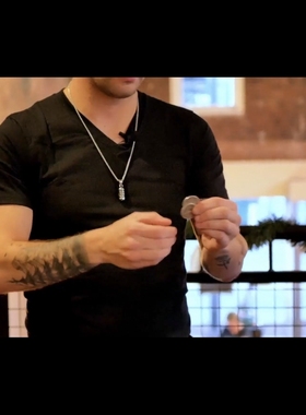 魔术教学 2025丝滑硬币消失术Ethereal by Travis Askew中文超值