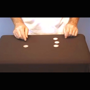 硬币转移流程Translocation 超值版 网络 细致讲解 热门 魔术教学