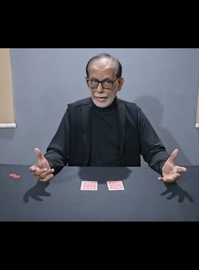 魔术教学 2025实用纸牌心灵魔术 Free Choice by AK Dutt震撼来袭