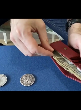 魔术教学 2025中文钞票出硬币The Color of the Notes新颖 奇特版