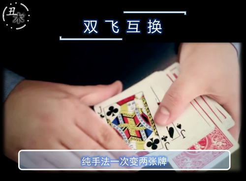 双飞互换  The Blue Crown Commodore超值纯手法纸牌魔术教学