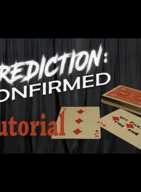 魔术教学 2025纸牌预言流程Prediction Confirmed 纯干货中文超值