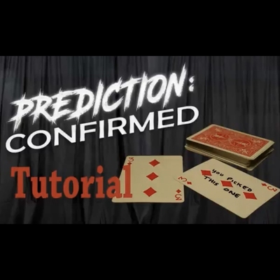 魔术教学 2025纸牌预言流程Prediction Confirmed 纯干货中文超值