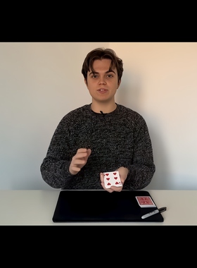 魔术教学 2024实用纸牌流程Reversed by Giacomo Biglia 超值流程