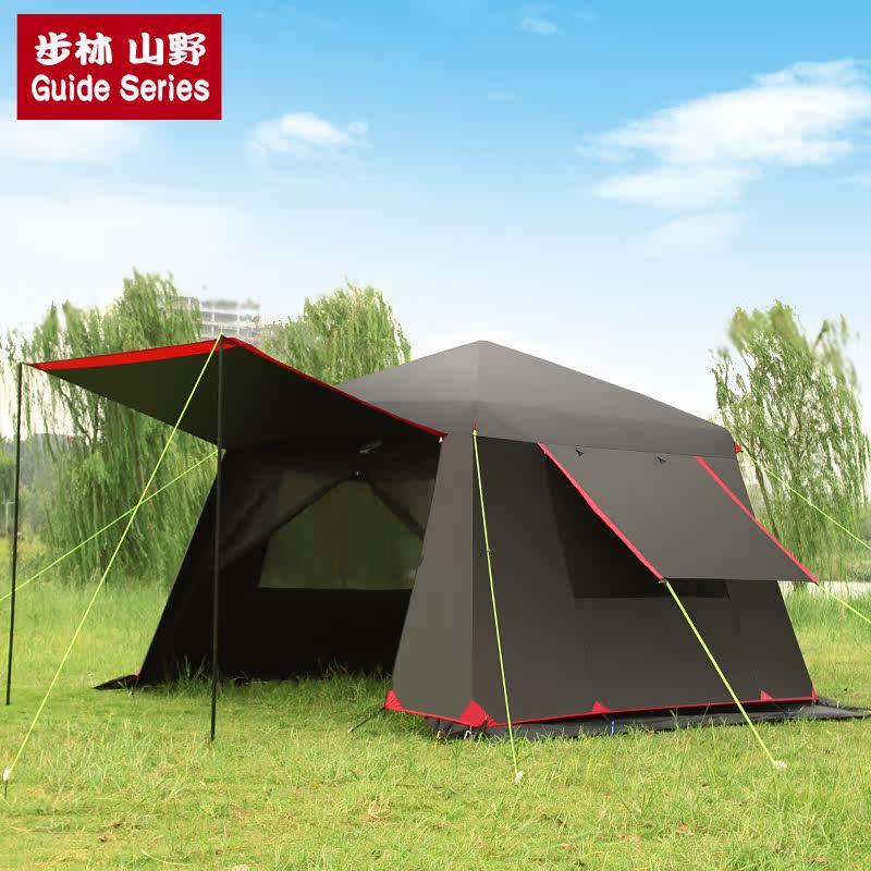 步林山野户外自动4-8人双层蚊帐抗晒免搭建露营休闲沙滩凉棚帐篷在类目 户外/登山/野营/旅行用品, 帐篷/天幕/帐篷配件, 遮阳篷/雨篷/车篷/广告篷/天幕中 - 来自Buy2taobao.com提供专业的淘宝代购服务