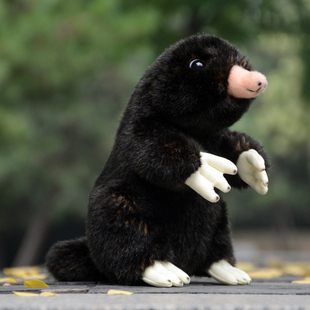 仿真捷克鼹鼠毛绒玩具可爱长吻鼹公仔布娃娃小老鼠玩偶送礼物礼品