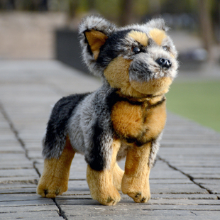 仿真狗狗毛绒玩具小鬣狗毛绒玩偶可爱小狗公仔布娃娃儿童礼物礼品