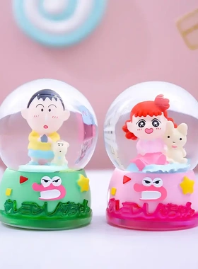 萌趣可爱小星愿春我部防卫队水晶球发光盲盒摆件节日礼品装饰摆件