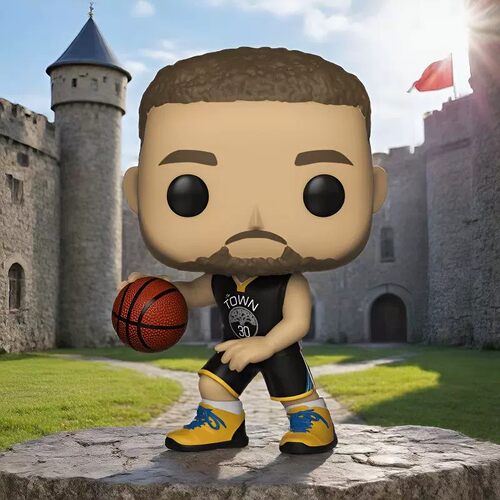 Funko 丰高POP库里汤普森限定玩偶汽车摆件勇士队美国NBA公仔